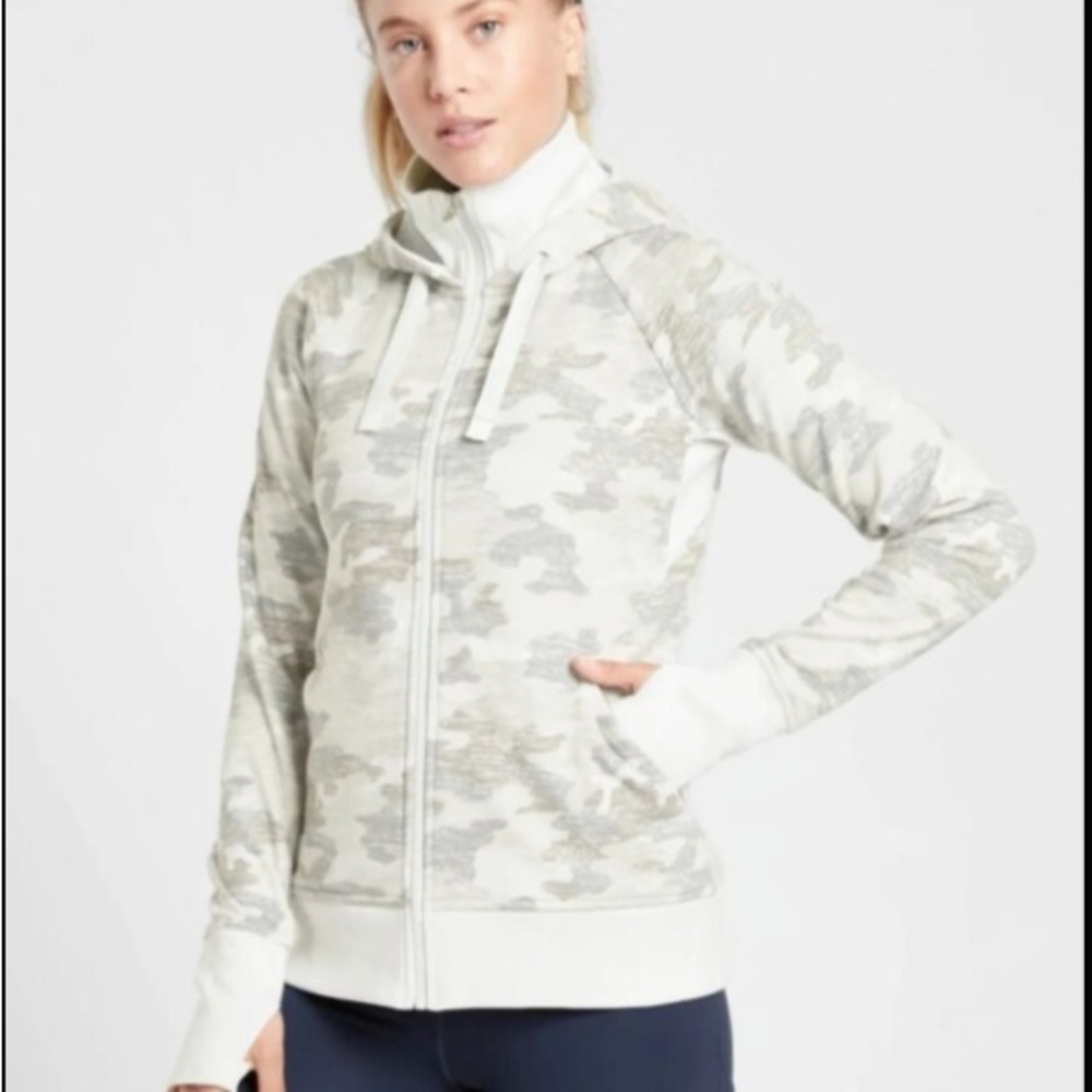 Athleta Triumph Fitted Zippered Sweatshirt